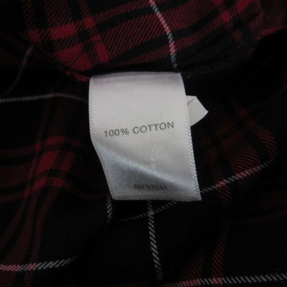 J. Jill Layered Blouse Plaid Tunic Button Down Long Sleeve Top Size Large - Picture 11 of 12